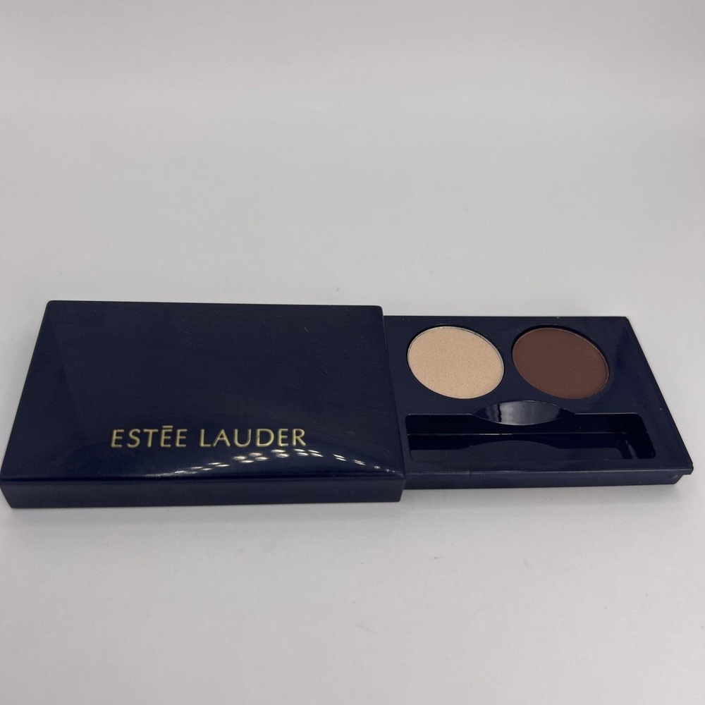 Estee Lauder Eyeshadow Duo Ivory 2 Taupe 5 Compact Disc 0.04 oz Discontinued